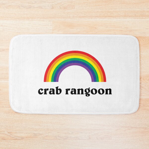 Item preview, Crab Rangoon Shirt with Rainbow Awesome designed and sold by kawaiisplatter.