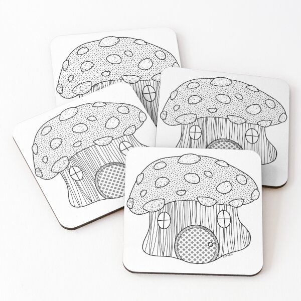 Item preview, Mushroom House detail designed and sold by artsyANTcreatns.