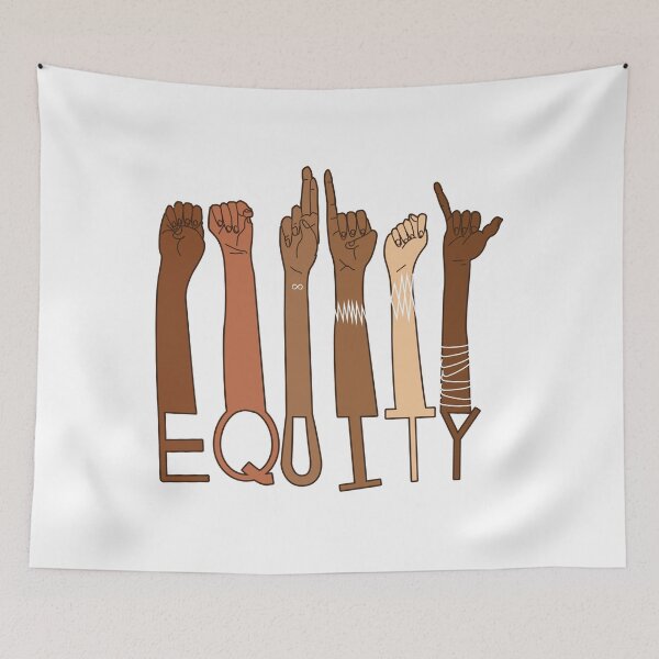 Item preview, Equity Diversity American Sign Language Hands Design designed and sold by kawaiisplatter.