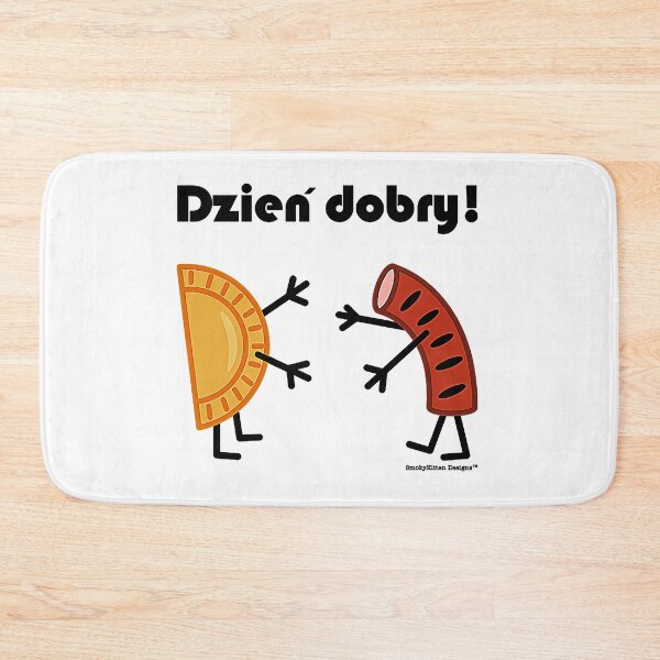 Item preview, Friendly Polish Foods - Pierogi and Kielbasa - Dzien Dobry T-Shirt designed and sold by nicenicenice9.