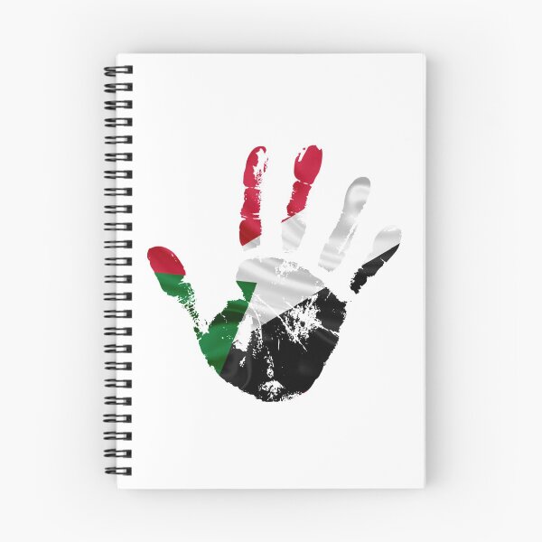 Item preview, SUDAN FLAG HANDPRINT STYLISH DESIGN designed and sold by ArabCorner.