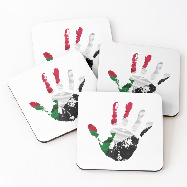 Item preview, SUDAN FLAG HANDPRINT STYLISH DESIGN designed and sold by ArabCorner.