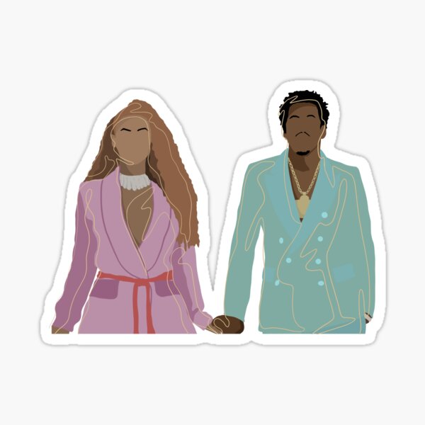 Beyonce & Jay-Z Everything is Love Sticker for Sale by 98AJR