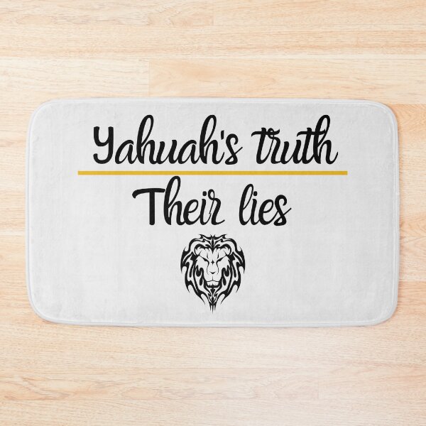 Item preview, Yahuah's Truth over their lies  (White) designed and sold by DaughterofYah.