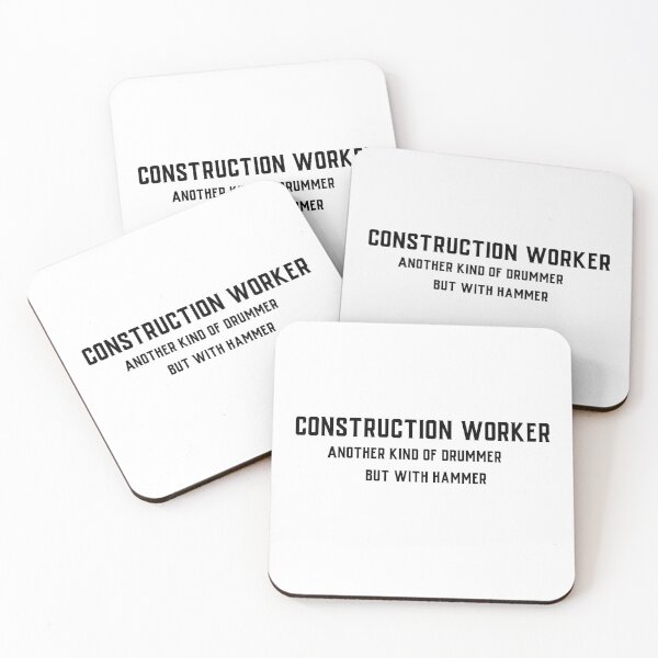 Item preview, Construction Worker Another Kind of Drummer But with Hammer designed and sold by SerenaBliss.