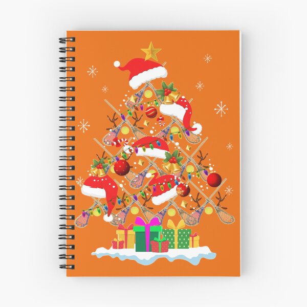 Item preview, Awesome Christmas Tree With Lacrosse Ba designed and sold by GeniusDesignArt.