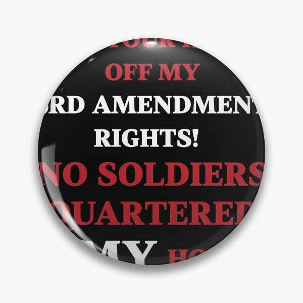 Item preview, Keep your hands off my 3rd Amendment Rights No Soldiers Quartered in MY House designed and sold by Gold Wings Tees.