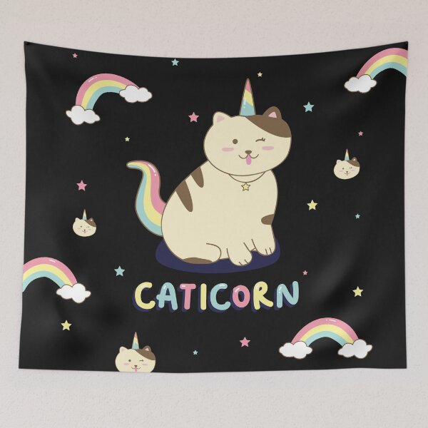 Item preview, unicorn cat cute designed and sold by Urbo Panda.