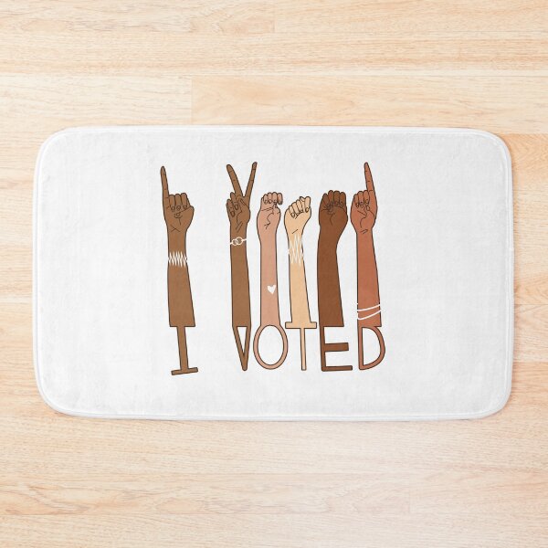 Item preview, I Voted Diverse Sign Language Design designed and sold by kawaiisplatter.