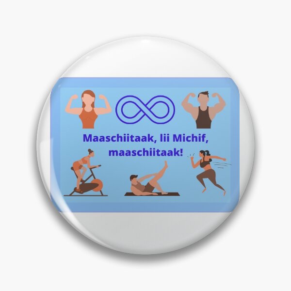 Item preview, Maaschiitaak, lii Michif, maaschiitaak! Move, Michif people, move! designed and sold by MichifLangRevit.