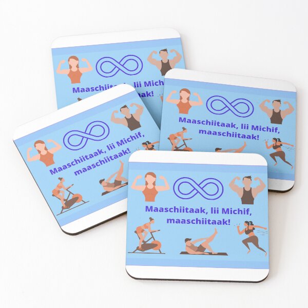 Item preview, Maaschiitaak, lii Michif, maaschiitaak! Move, Michif people, move! designed and sold by MichifLangRevit.