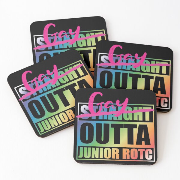 Item preview, Gay Outta Junior ROTC LGBT Pride JROTC designed and sold by kawaiisplatter.