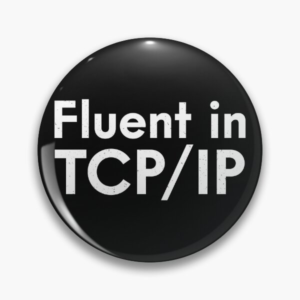 Item preview, Fluent in TCP/IP designed and sold by Gold Wings Tees.