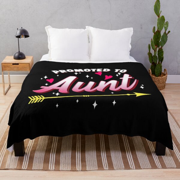 Item preview, Promoted to Aunt. Birth announcement for sister. designed and sold by Gold Wings Tees.