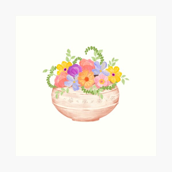 Terracotta Vase Art Print
