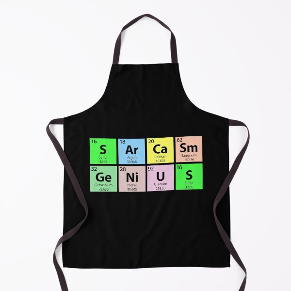 Item preview, Sarcasm Genius Periodic Table designed and sold by Gold Wings Tees.
