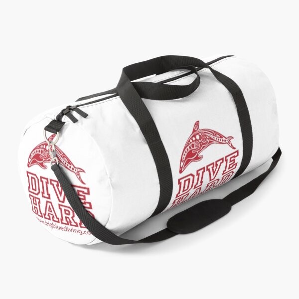Item preview, Dive Hard Logo Maroon Red designed and sold by BigBlueDiving.