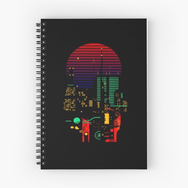 Aperçu de l'œuvre Ville cyberpunk au néon créée et vendue par EightWinds.