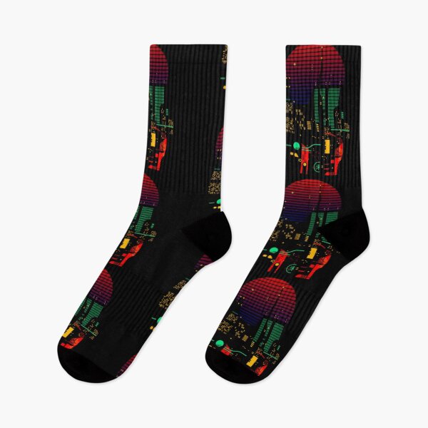 Item preview, Neon Cyberpunk City designed and sold by EightWinds.