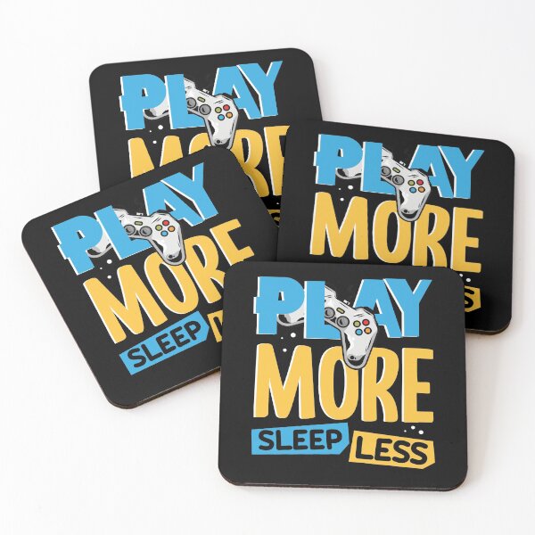 Item preview, Play More Sleep Less - Online & Arcade Games designed and sold by styleofpop.