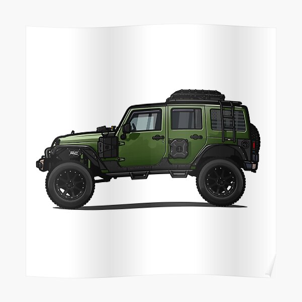 Jeep Art Posters for Sale | Redbubble