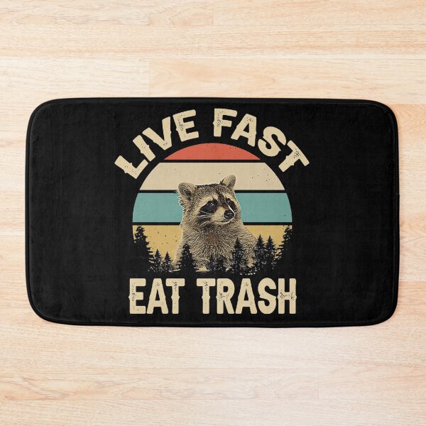 Item preview, Live Fast Eat Trash Funny Raccoon T-Shirt designed and sold by nicenicenice9.