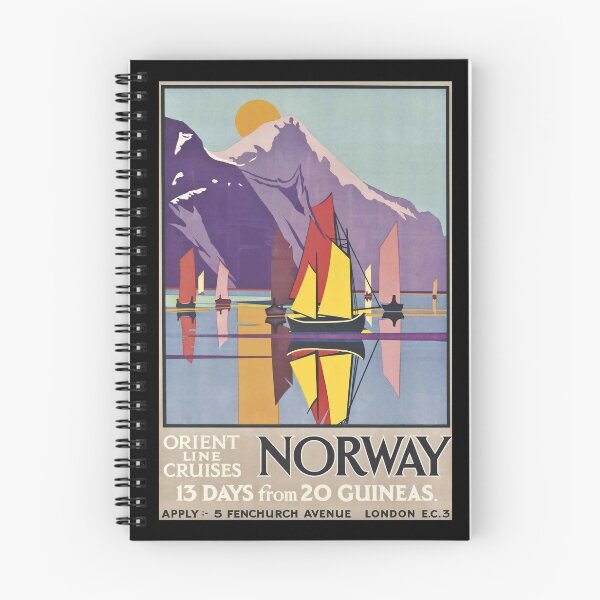 Item preview, retro classic Norway poster designed and sold by CorasPosters.