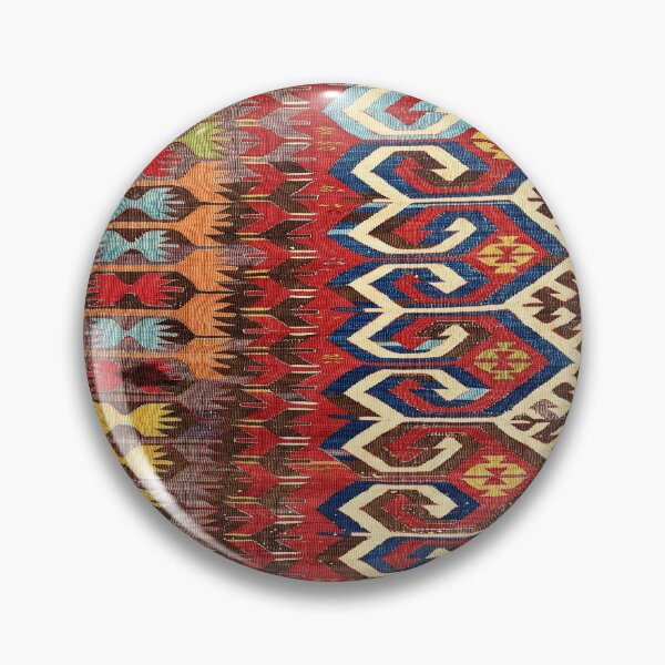 Item preview, Hotamis Konya Central Anatolian Kilim Print  designed and sold by Vicky Brago-Mitchell®.
