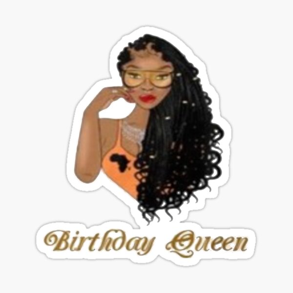 Birthday Queen Sticker