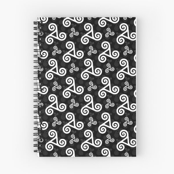 Item preview, White breton triskels on black designed and sold by 1enchik.