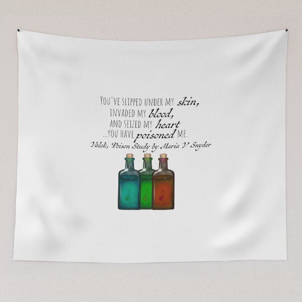 Item preview, Valek's Quote from Poison Study by Maria V. Snyder designed and sold by Maria V. Snyder.