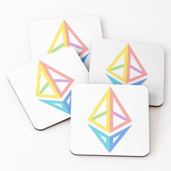 Item preview, ETH Ethereum 2.0 Color logo link crypto defi blockchain cryptocurrency fintech mask designed and sold by Common Truth.