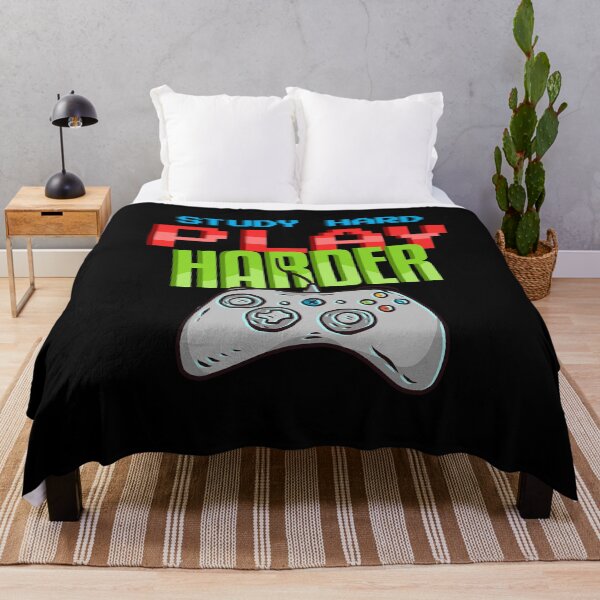 Item preview, Study Hard Play Harder - Online & Arcade Games designed and sold by styleofpop.