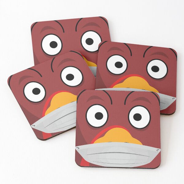 Item preview, Surprised turkey face with mask designed and sold by dreamofdenim.