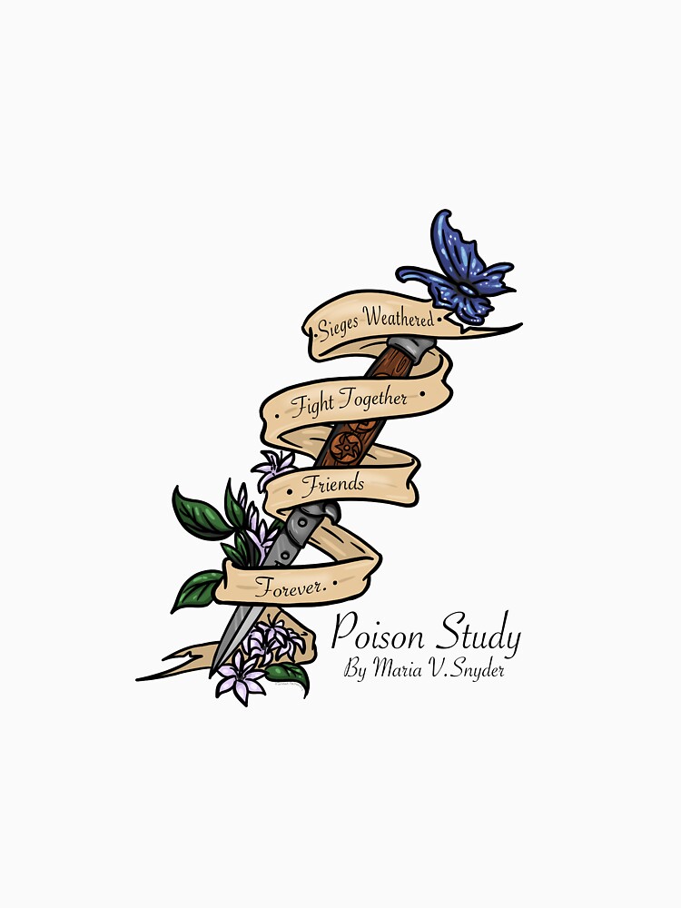 Thumbnail 7 of 7, Classic T-Shirt, Original Poison Study Switchblade Quote designed and sold by mariavsnyder.