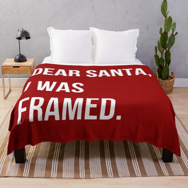 Item preview, Dear Santa, I was framed | Christmas Design designed and sold by cheekygelding.