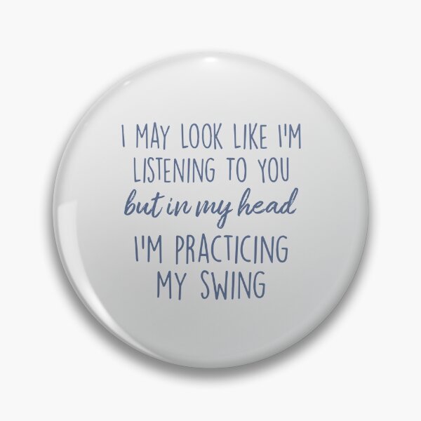 Item preview, I am practicing my swing designed and sold by designdroplet.