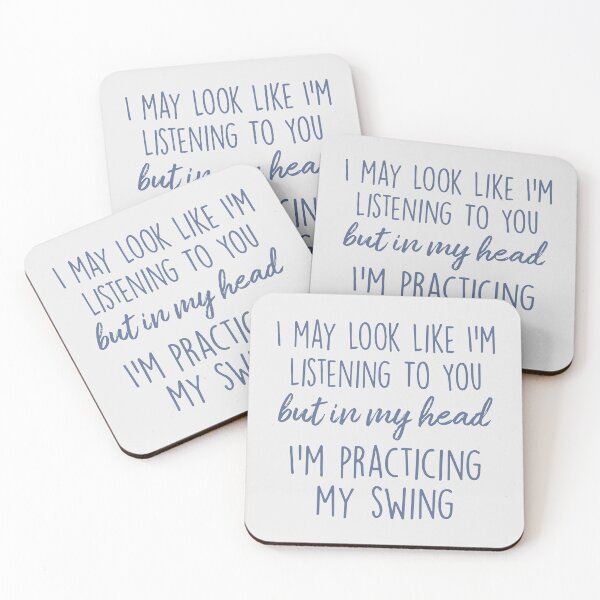 Item preview, I am practicing my swing designed and sold by designdroplet.