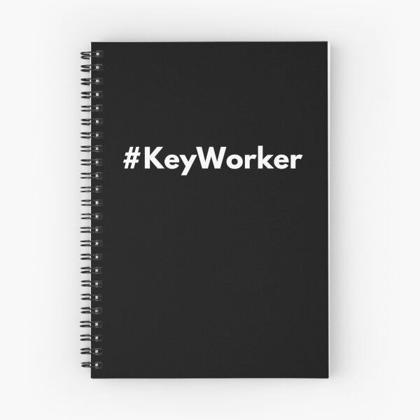 Item preview, Hashtag Key Worker designed and sold by HashtagZone.