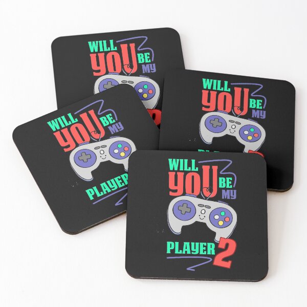 Item preview, Will You Be My Player 2 - Online & Arcade Games designed and sold by styleofpop.