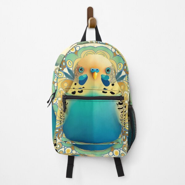 Item preview, Blue Bohemian Budgerigar Mandala designed and sold by Karin Taylor.