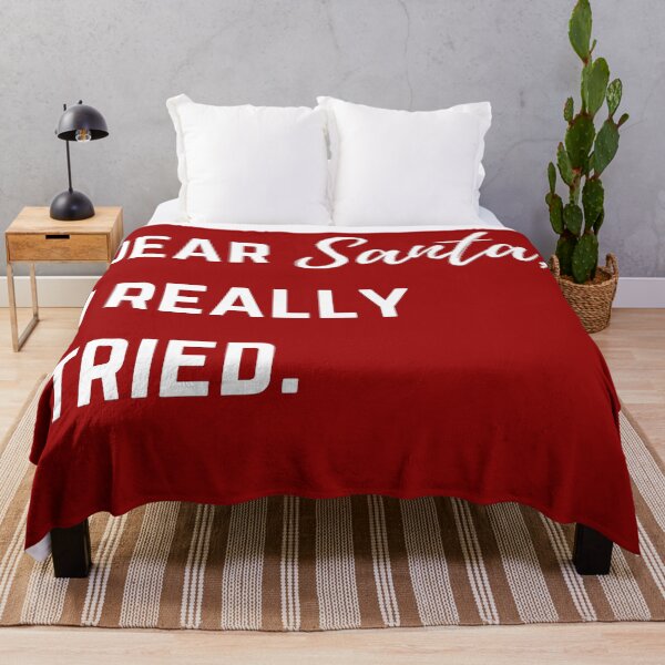 Item preview, Dear Santa, I really tried | Christmas Design designed and sold by cheekygelding.
