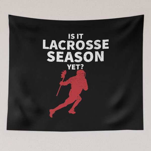 Item preview, Is it lacrosse season yet? designed and sold by Gold Wings Tees.