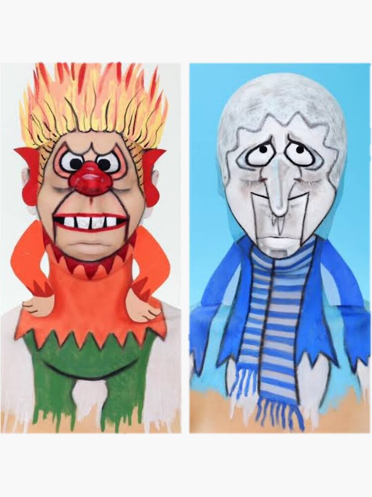 "Heat miser & snow miser" Sticker by Redbubble