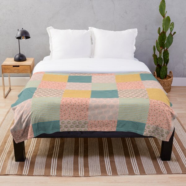 Artikelvorschau, Pastell Quilt Patchwork entworfen und verkauft von durrahay.
