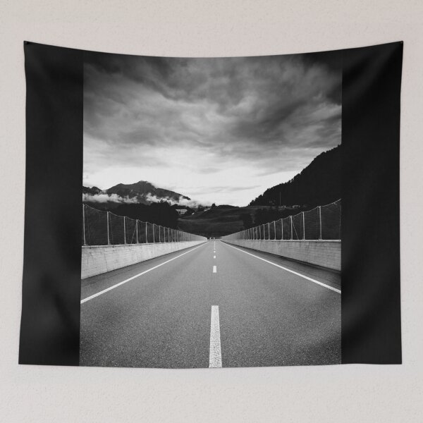 Item preview, Road Perspective - Black and White Photography designed and sold by inurey.