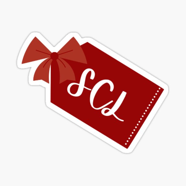 SCL Holiday Tag Sticker