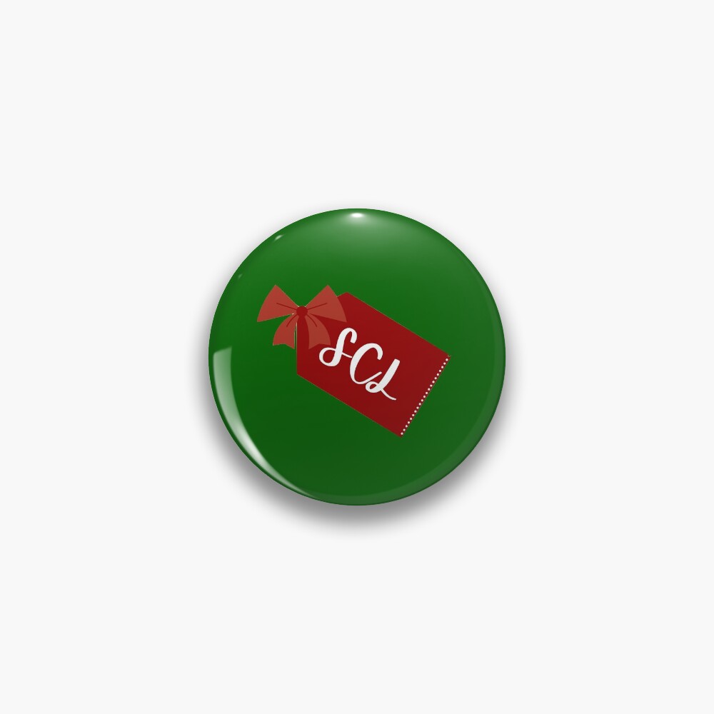 SCL Holiday Tag Pin