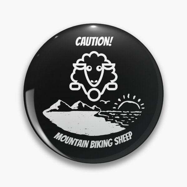 Artikelvorschau, Vorsicht! Mountainbike-Schafe entworfen und verkauft von Paradox Gifts.
