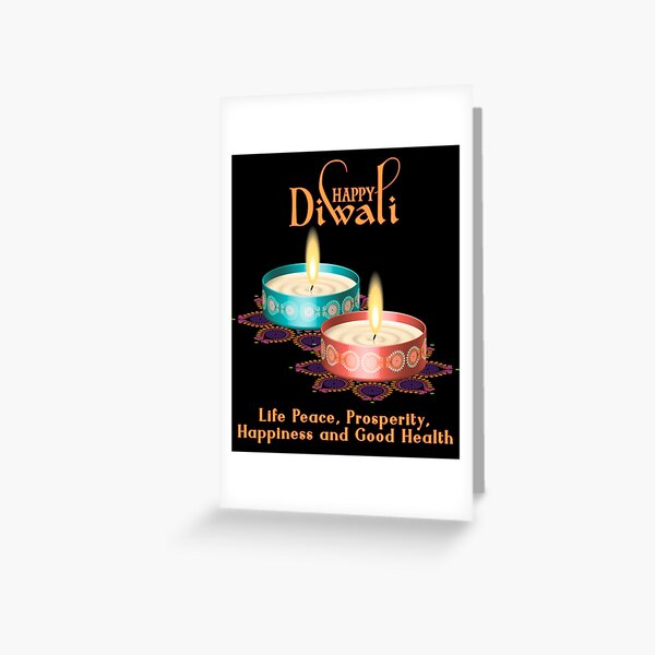Happy Diwali Greeting Card